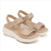 perfil cuña 4,5 cm suela deportiva flexible sandalia mujer beige Cervera 5355